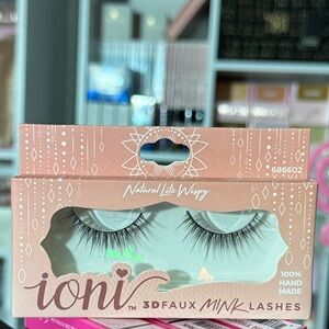 Ioni Natural Lite Wispy 3D Faux Mink Lashes - Black